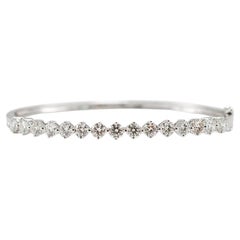 Bracciale da donna in oro bianco 18 carati con diamanti da 2,34 carati