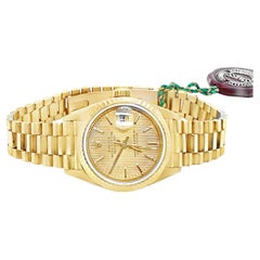 Ladies 18k Yellow Gold Rolex President Watch