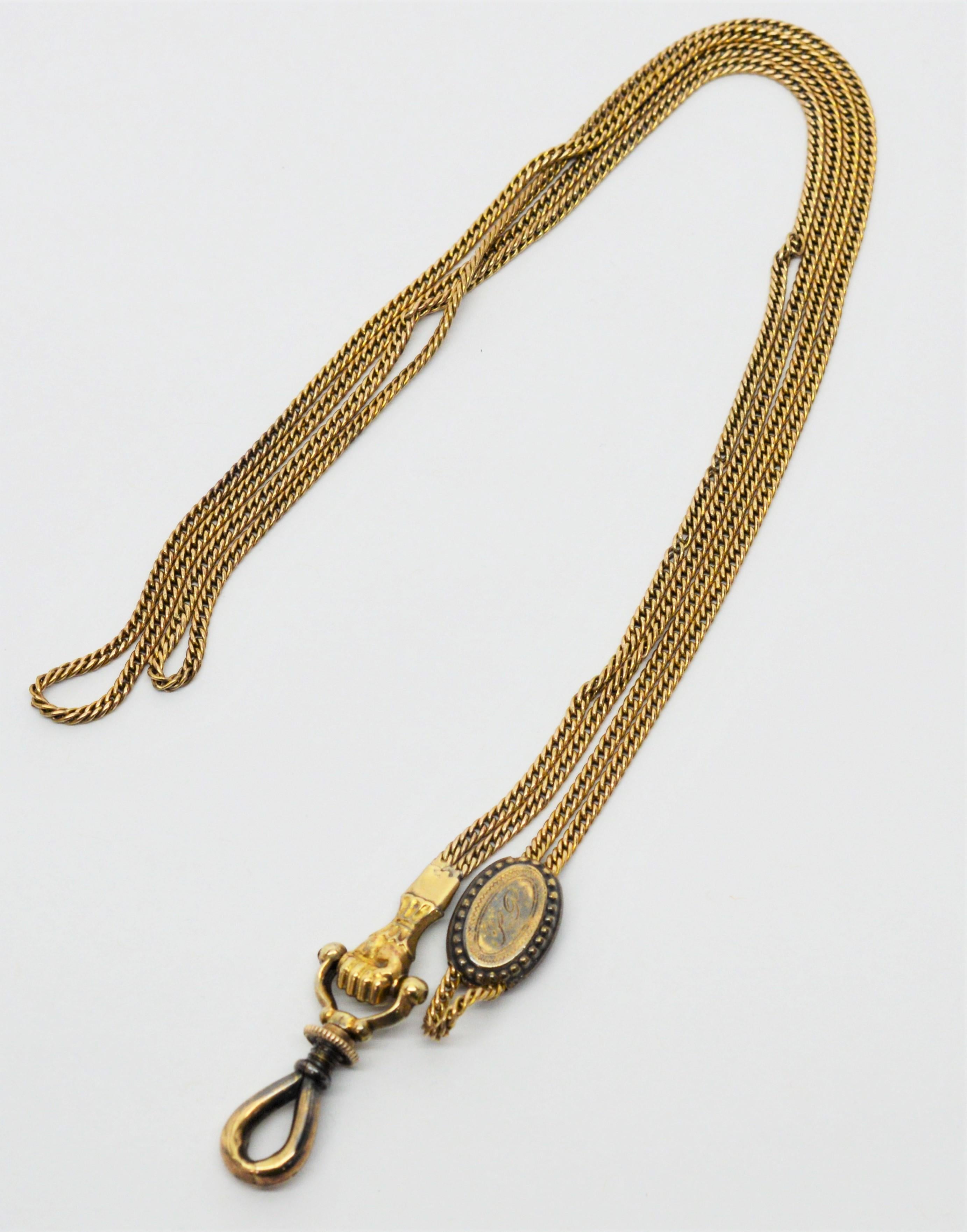 pocket watch chain gold