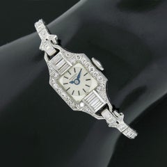 Ladies' Antique Universal Geneve 2.25ctw Manual Wind 17j Diamond Dress Watch