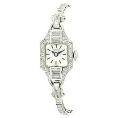 Ladies' Vintage Universal Geneve 2.25ctw Manual Wind 17j Diamond Dress Watch