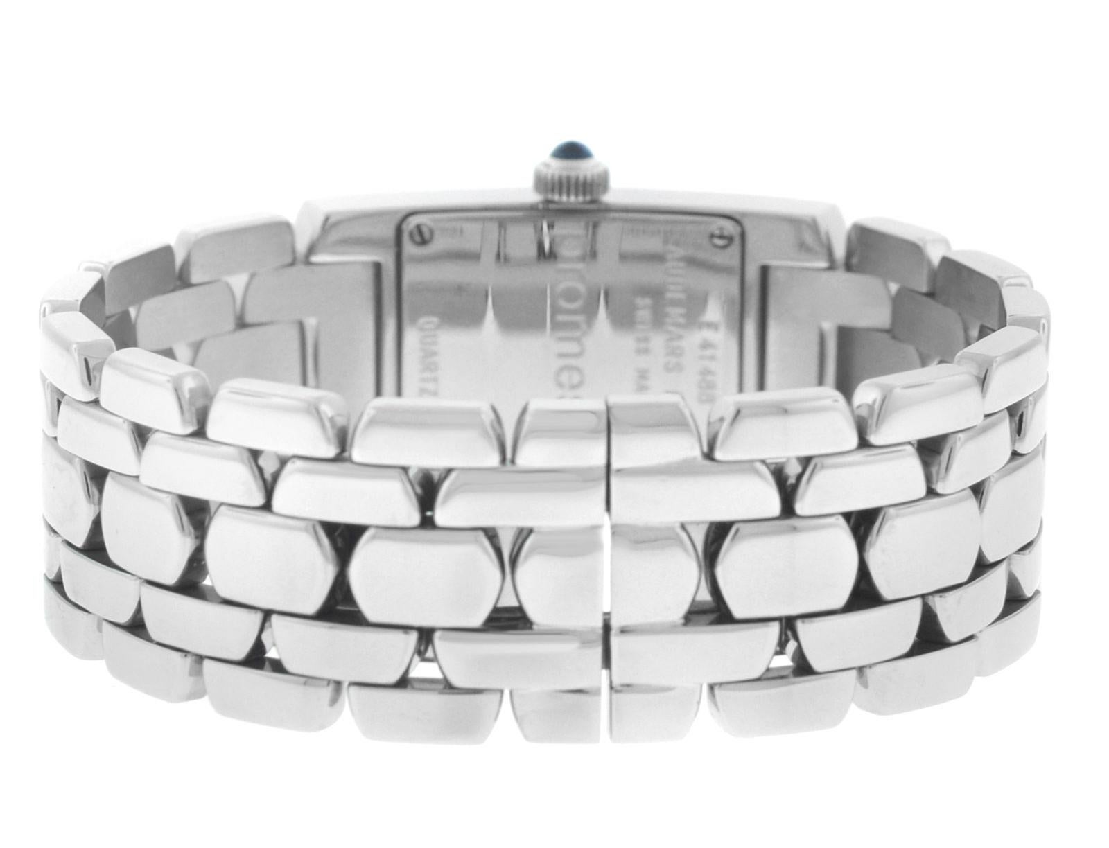 Ladies Audemars Piguet Promesse 67259ST.2.1156ST.03 Steel Diamond Quartz Watch For Sale 1