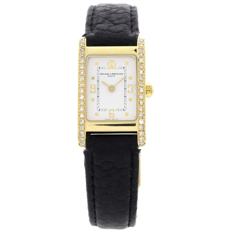 Ladies Baume and Mercier 18 Karat Yellow Gold 3730869 Watch For Sale at ...
