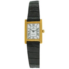 Ladies Baume & Mercier Lady 18505 18 Karat Solid Yellow Gold Quartz Watch