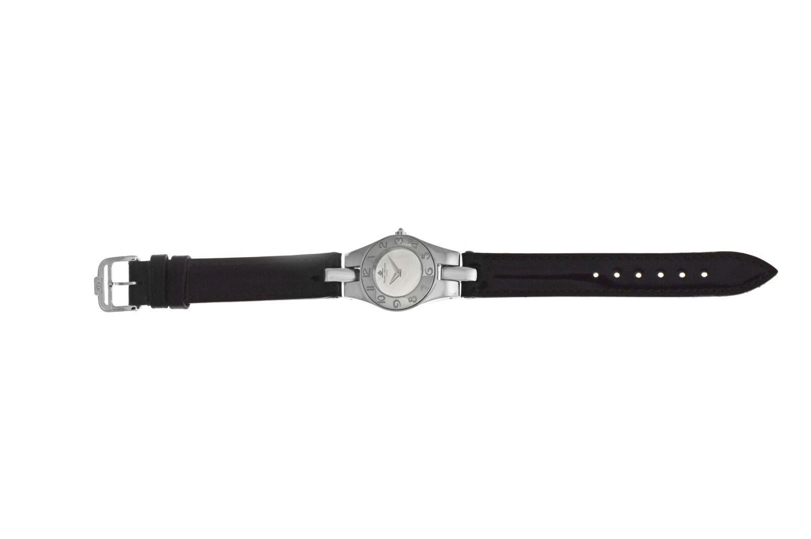 Ladies Baume & Mercier Linea 65305 Stainless Steel Quartz Watch 2