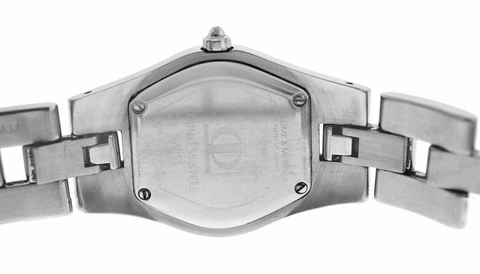 Women's Ladies Baume & Mercier Linea 65305 Steel Quartz Watch For Sale