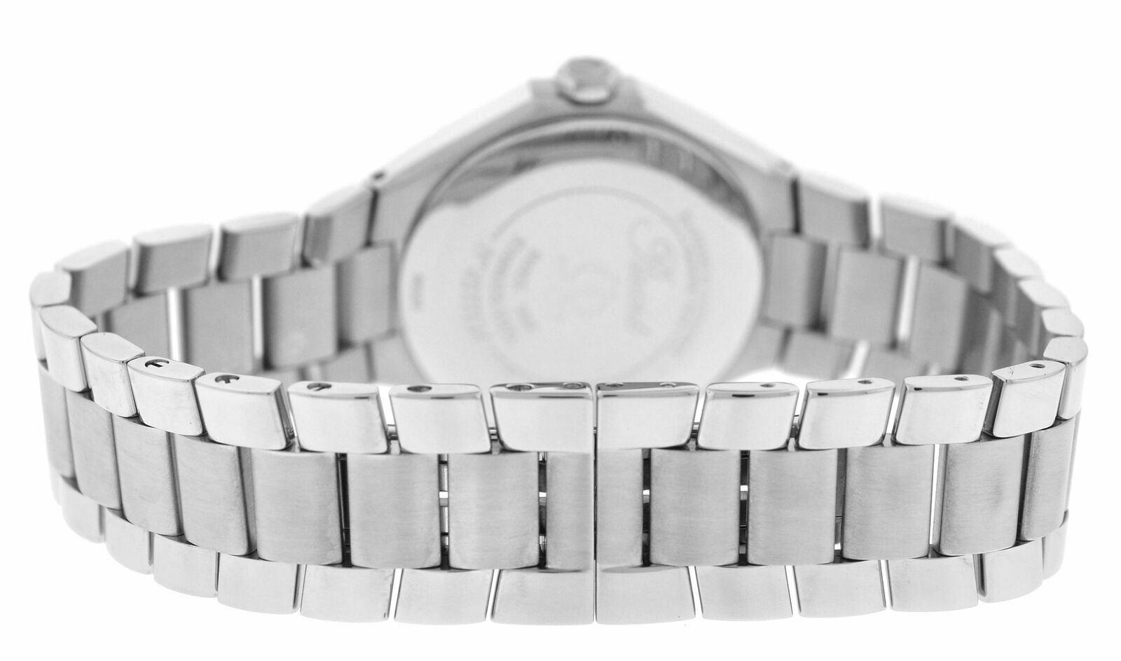 Ladies Baume & Mercier Riviera 65526 Steel Diamond Mother of Pearl Quartz Watch For Sale 4
