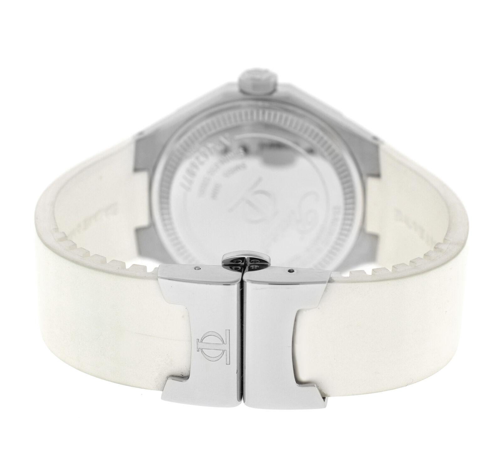 Ladies Baume & Mercier Riviera 65575 Steel Diamond Mother of Pearl Quartz Watch For Sale 3