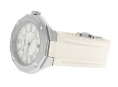 Ladies Baume & Mercier Riviera 65575 Steel Diamond Mother of Pearl Quartz Watch