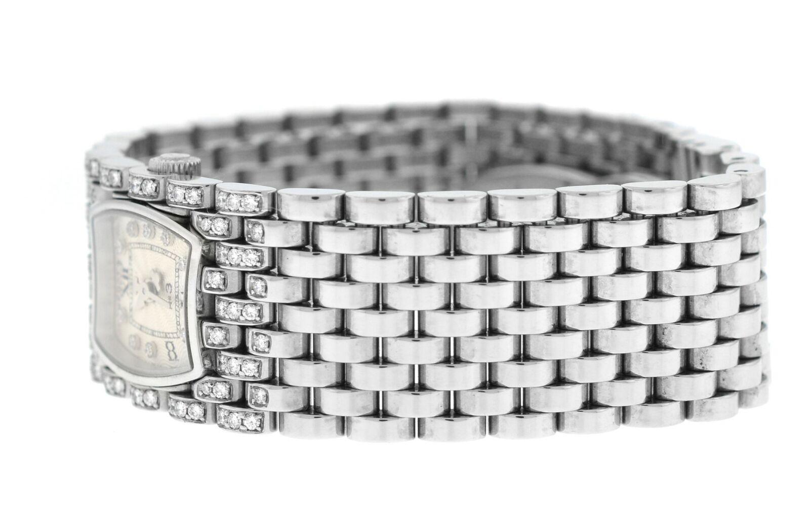 Ladies Bedat & Co No 3 Ref. 308 Stainless Steel Diamonds Quartz Watch For Sale 1
