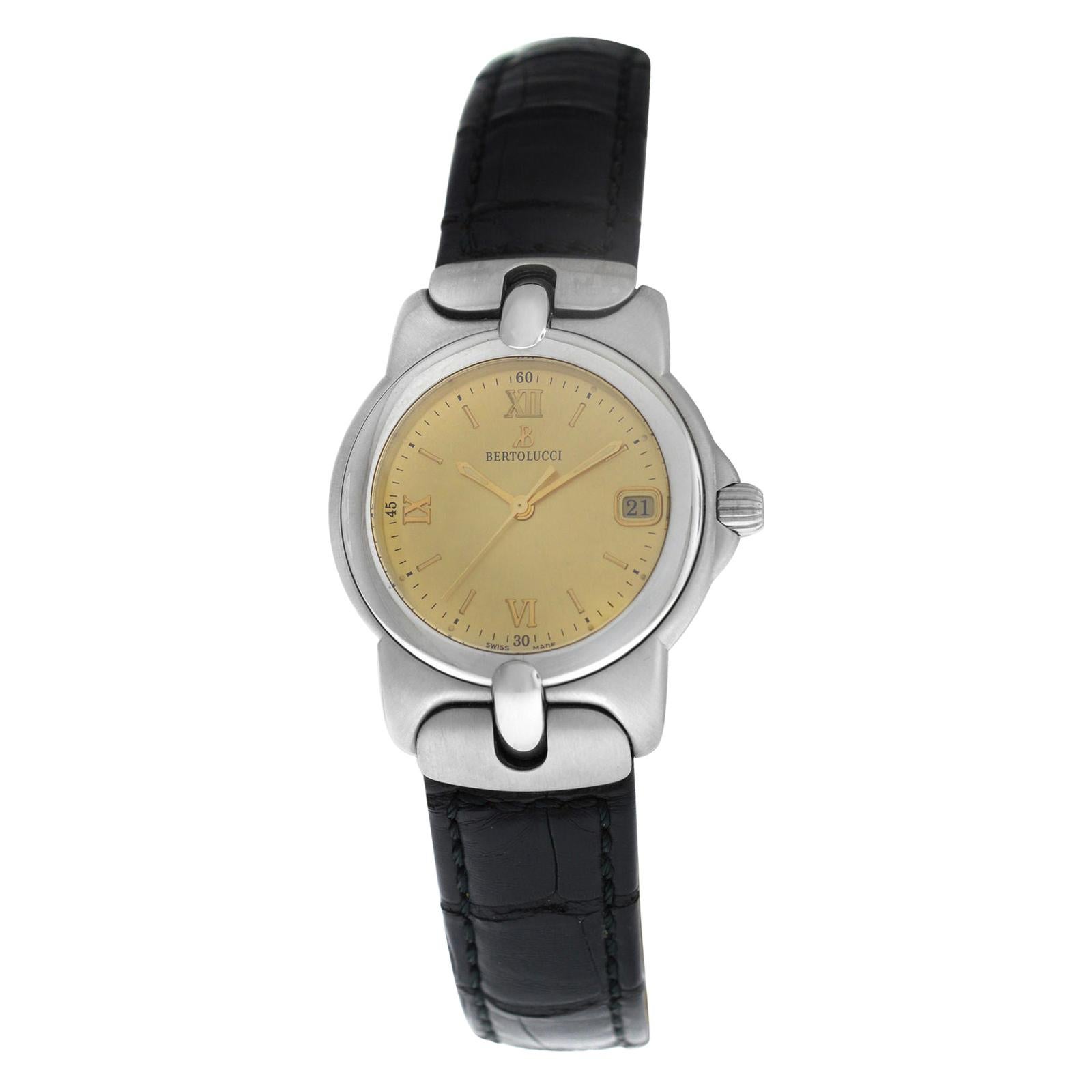 Ladies Bertolucci Pulchra 133 41 A Steel Date Quartz Watch For Sale
