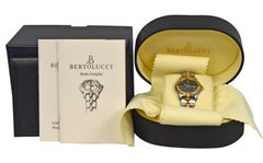 Ladies' Bertolucci Pulchra 133 49 A Stainless Steel Gold Date Quartz Watch
