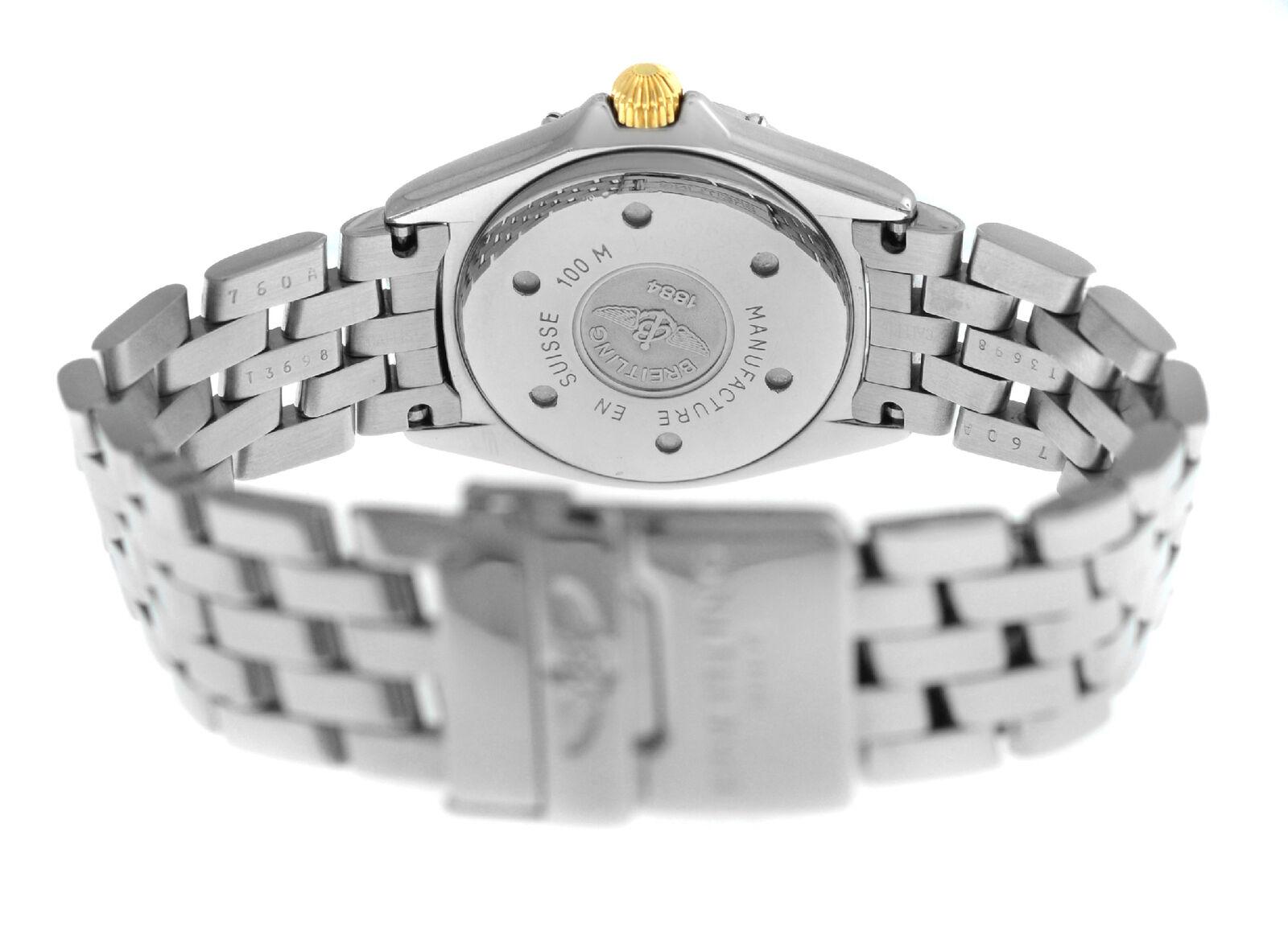 Ladies Breitling Callistino B52045.1 Stainless Steel Quartz Date Watch For Sale 1