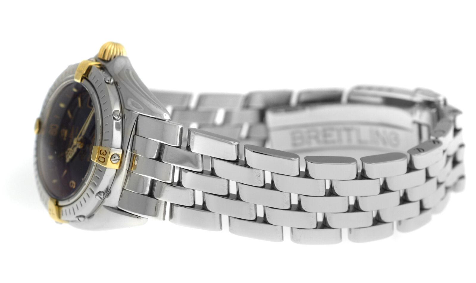 Ladies Breitling Callistino B52045.1 Stainless Steel Quartz Date Watch For Sale 3