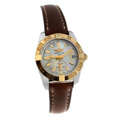 Ladies Breitling Galactic 36 C3733012 Automatic Mother of Pearl Dial Watch