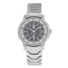 Ladies Bvlgari Solotempo ST29S Stainless Steel Date Quartz Watch