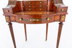 Ladies Carlton House Desk Satinwood Regency