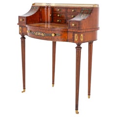 Ladies Carlton House Desk Satinwood Regency