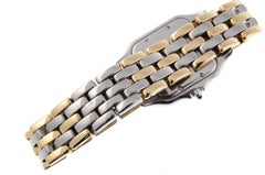 Ladies Cartier 3-Row Panthere Panther 2-Tone Steel and Gold Watch
