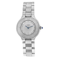 Ladies Cartier Must de Cartier 1340 Quartz Stainless Steel Watch