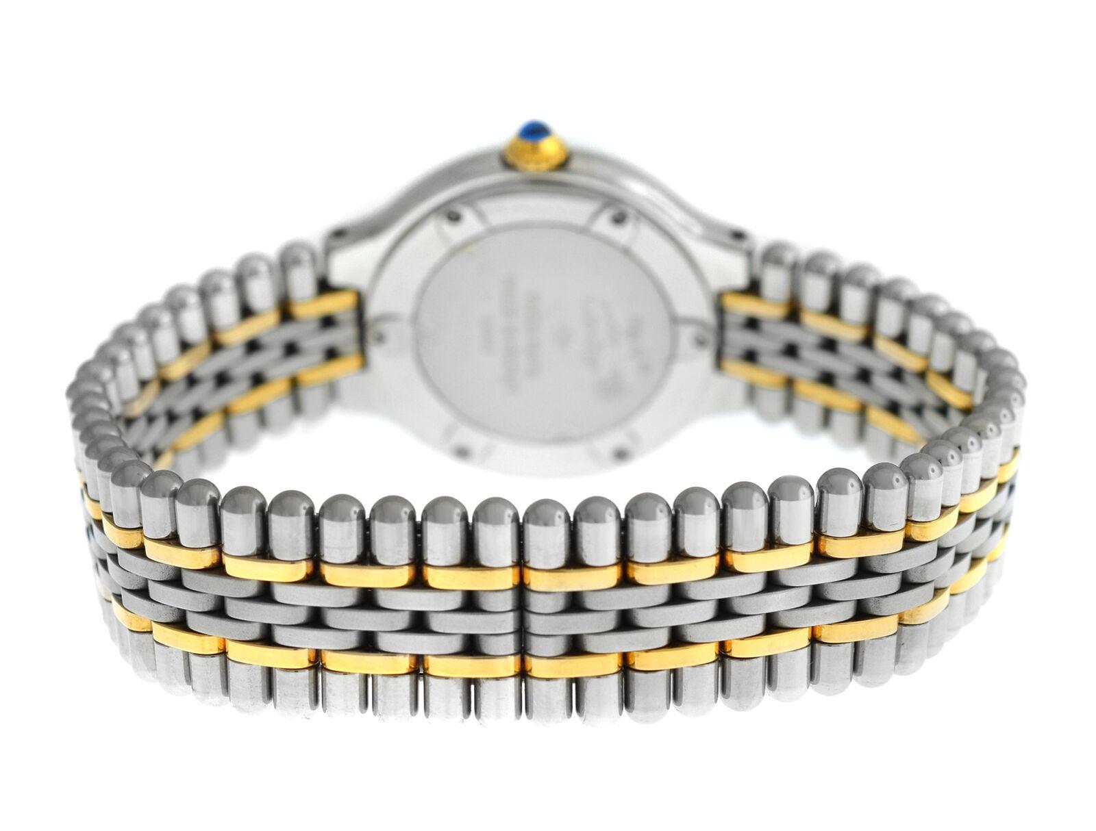 Women's Ladies Cartier Must de Cartier 1340 Quartz Steel Gold Bullet Watch For Sale
