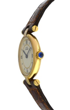 Ladies Cartier Must de Cartier 1851 Silver Gold Vermeil Quartz Watch