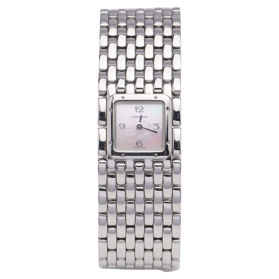 1stdibs.com | Ladies Cartier Panthère Ruban 2420 Stainless Steel Watch