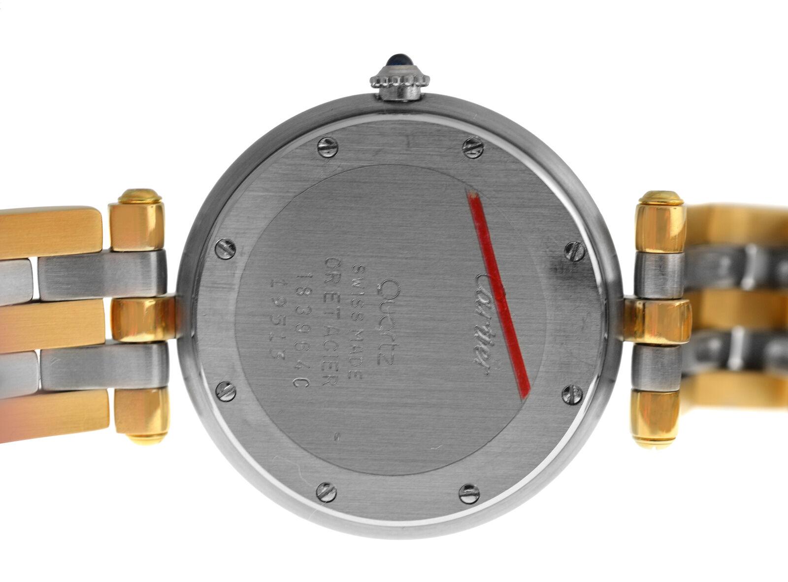 Ladies Cartier Panthere Vendome 183964 Three-Row Gold Steel Quartz Watch 3