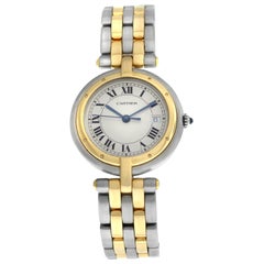 Ladies Cartier Panthere Vendome 183964C Two-Row Gold Steel Quartz Watch