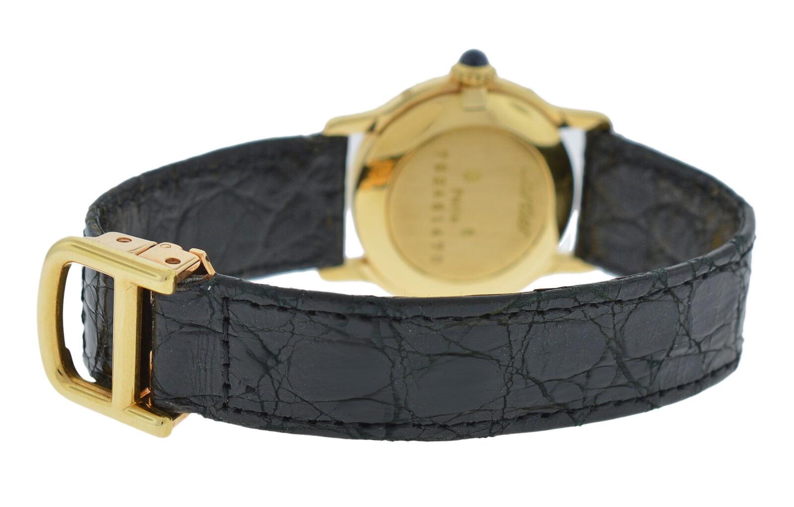 Ladies Cartier Paris Ronde 18 Karat Gold Diamond Mechanical Watch 3