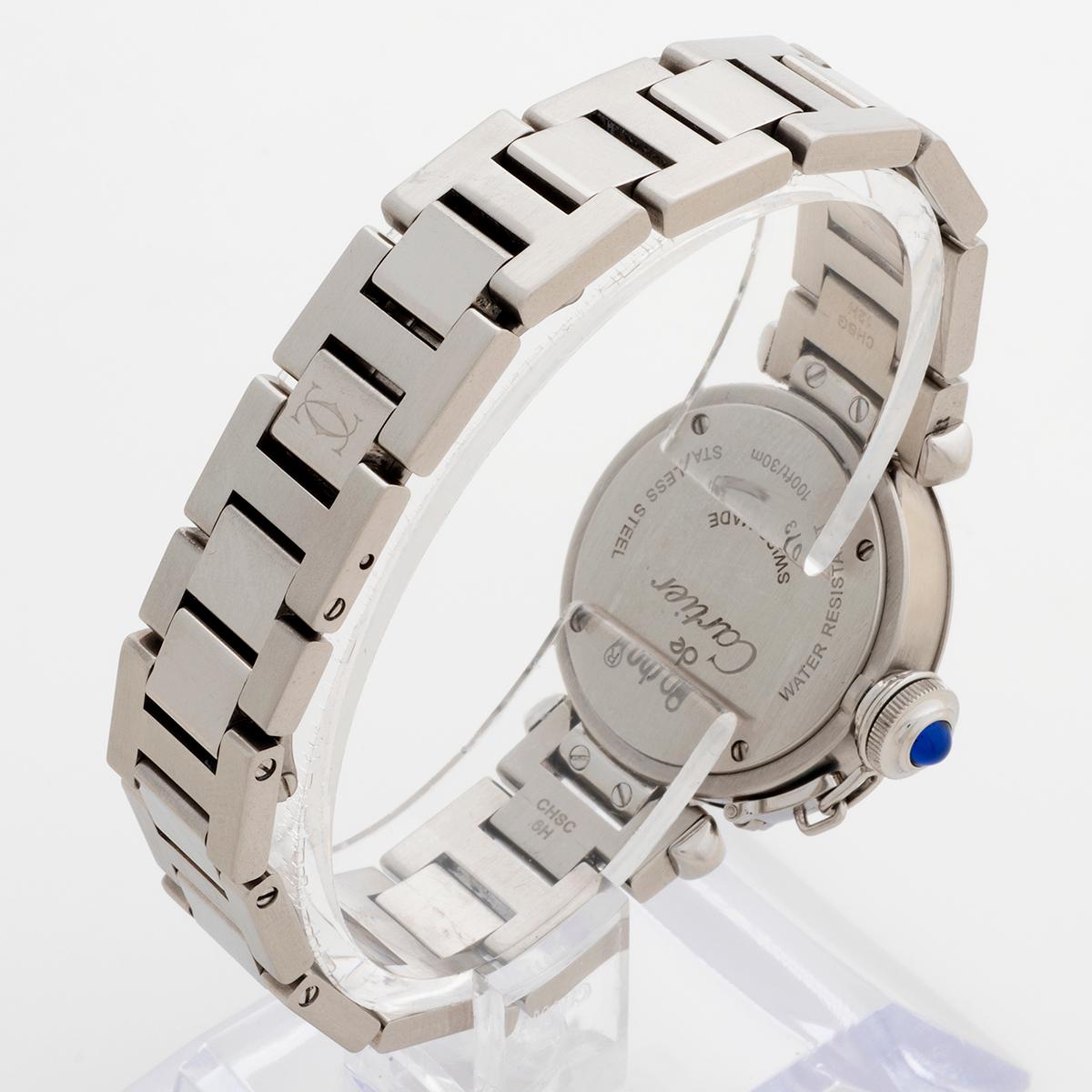 Women's or Men's Ladies Cartier Pasha (AKA Miss Pacha) Wristwatch. Quartz Movement, Year 2013 For Sale