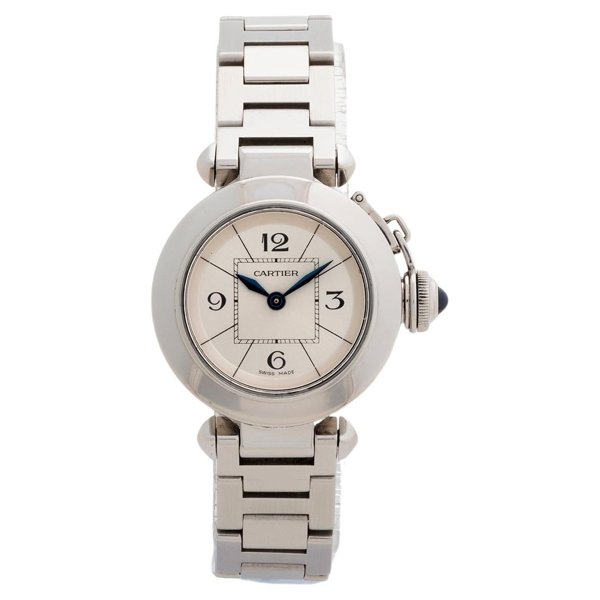 Ladies Cartier Pasha (AKA Miss Pacha) Wristwatch. Quartz Movement, Year 2013 For Sale