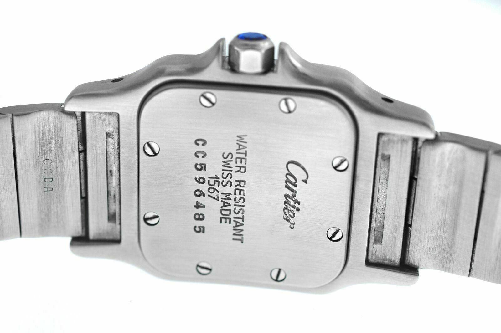 Ladies Cartier Santos Galbee 1567 Stainless Steel Quartz Watch 1