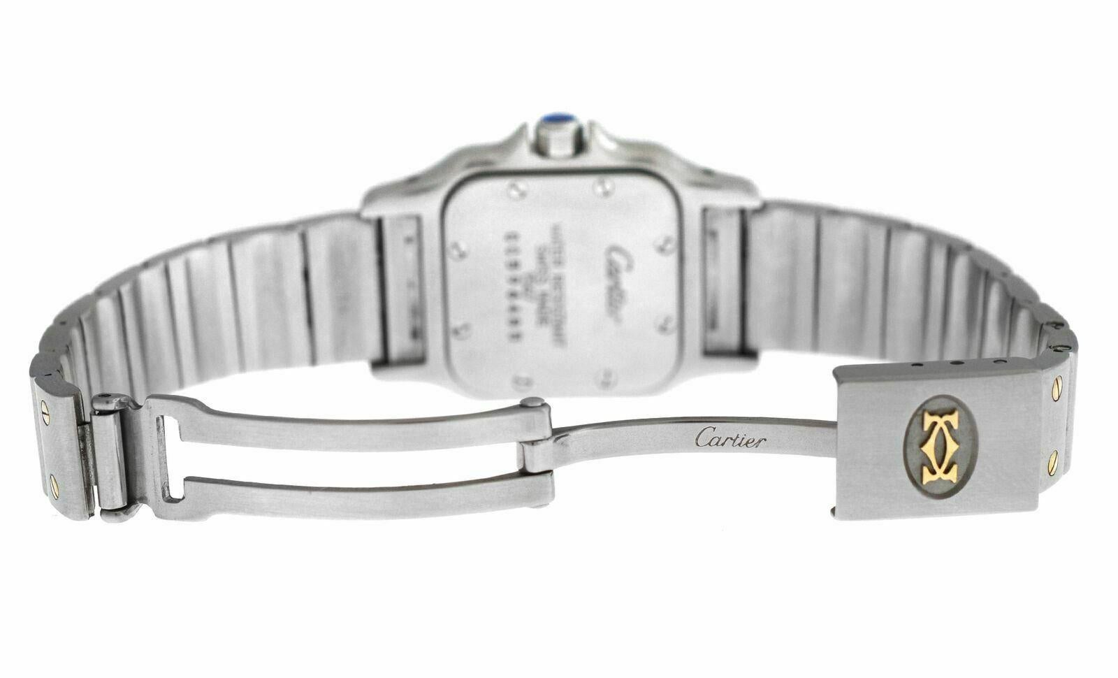 Ladies Cartier Santos Galbee 1567 Stainless Steel Quartz Watch 2