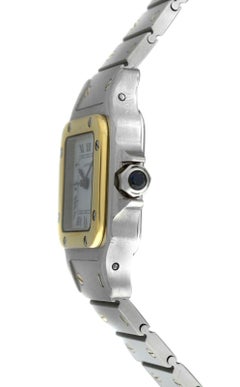 Ladies Cartier Santos Galbee 18 Karat Yellow Gold Automatic Watch