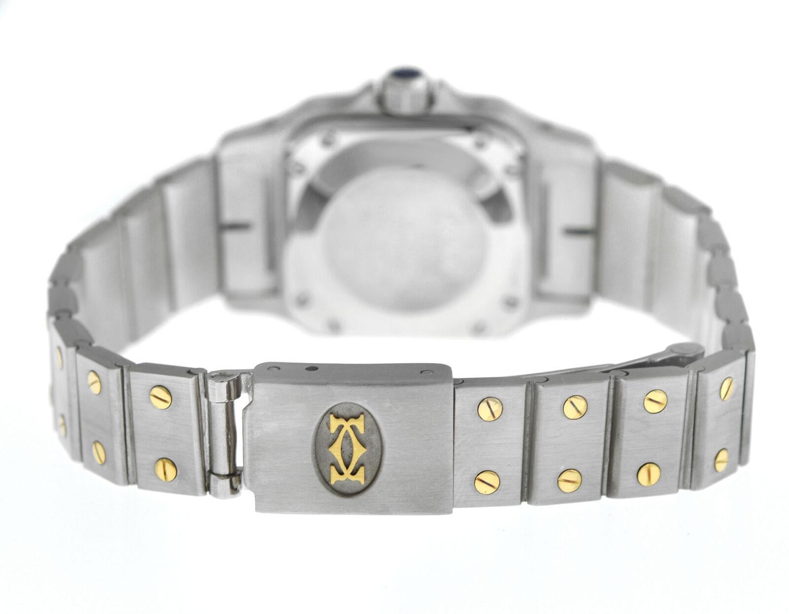 Ladies Cartier Santos Galbee 18 Karat Yellow Gold Automatic Watch 1