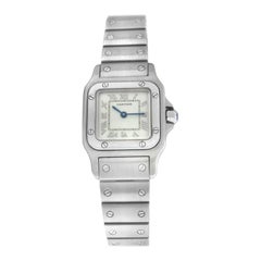 Ladies Cartier Santos Galbee 9057930 Stainless Steel Quartz Watch