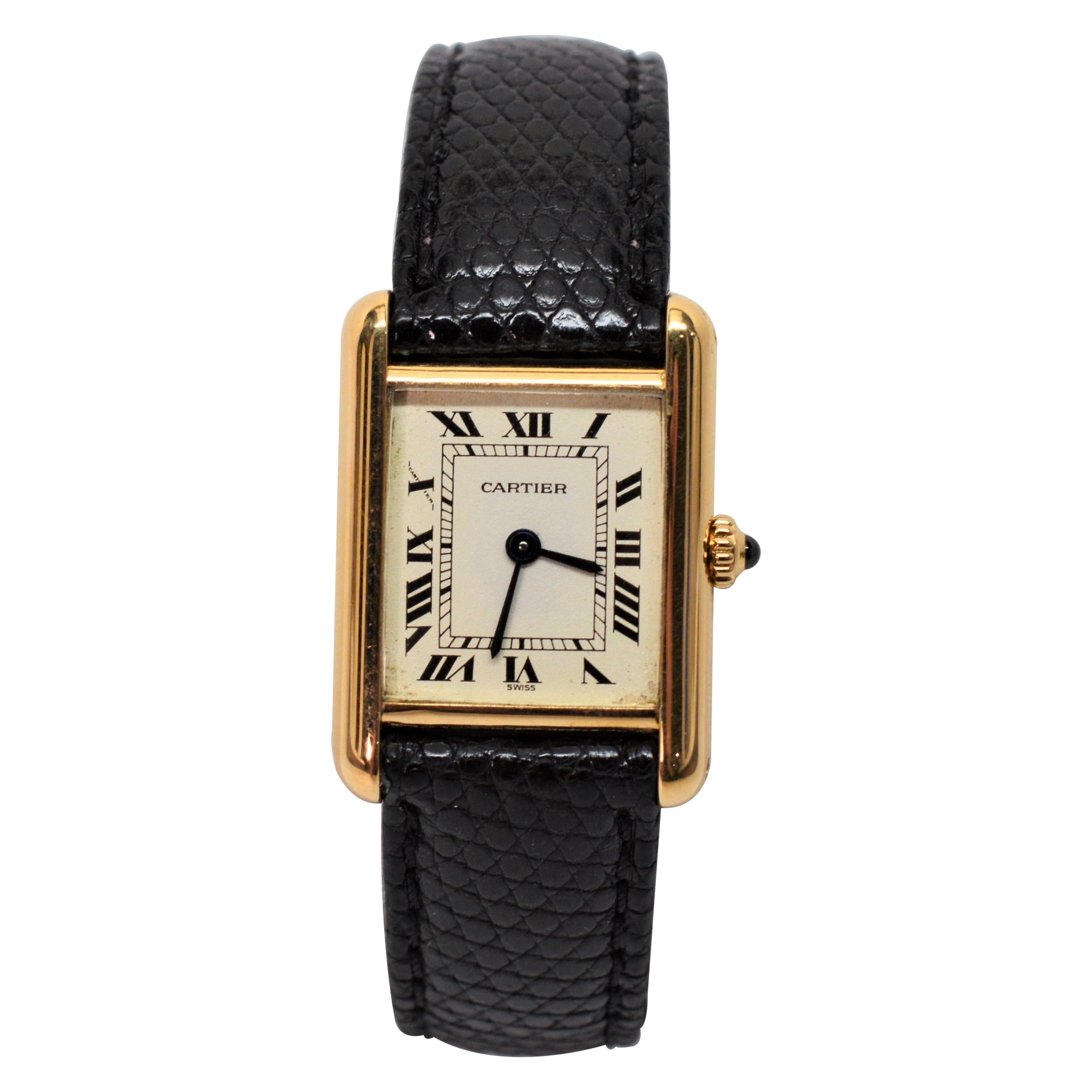 cartier watch vintage price