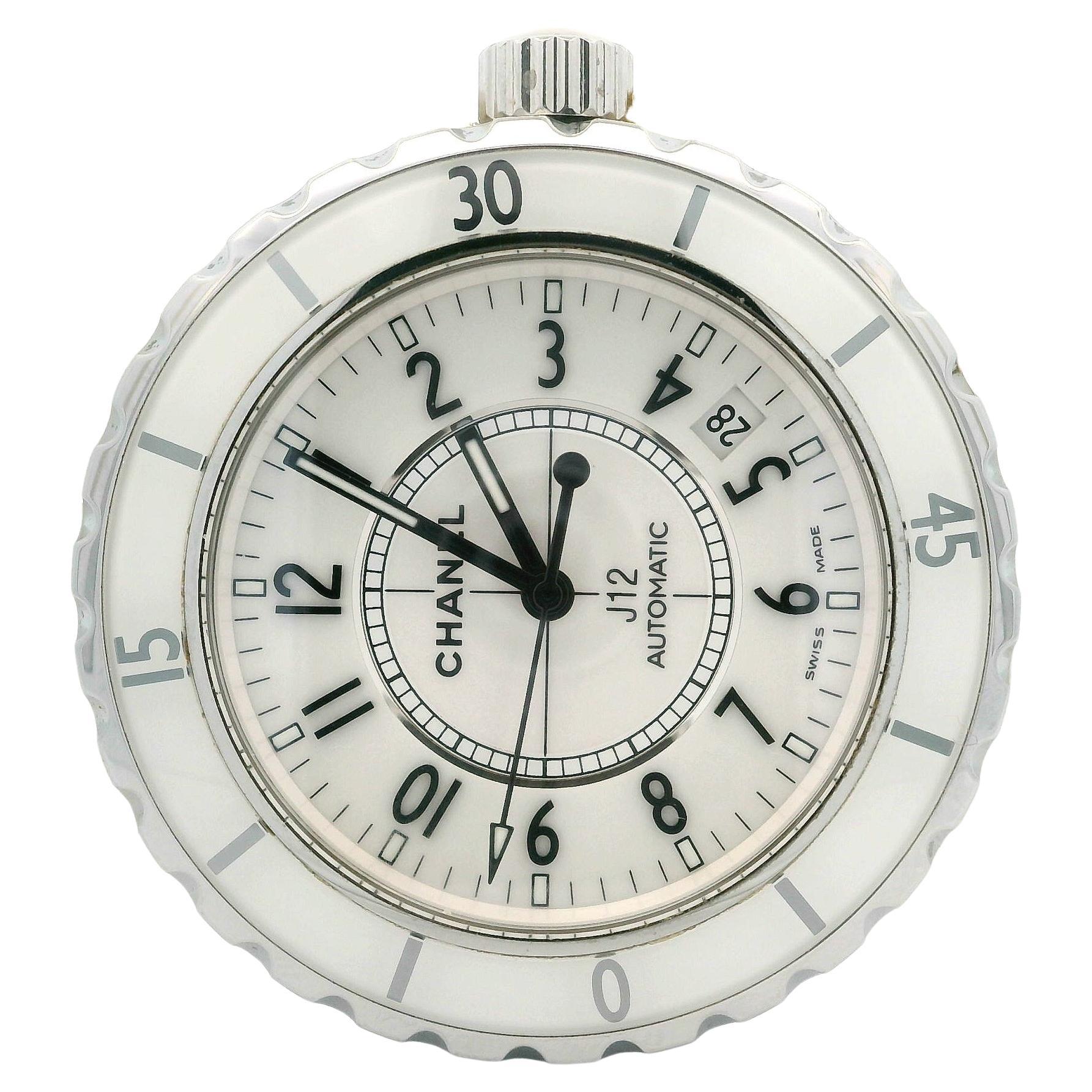 Damen Chanel J12 38mm Weißes Automatik-Armbanduhrarmband aus Keramik