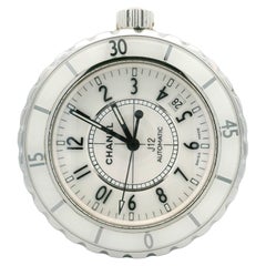 Ladies Chanel J12 38mm White Ceramic Automatic Wrist Watch Bracelet
