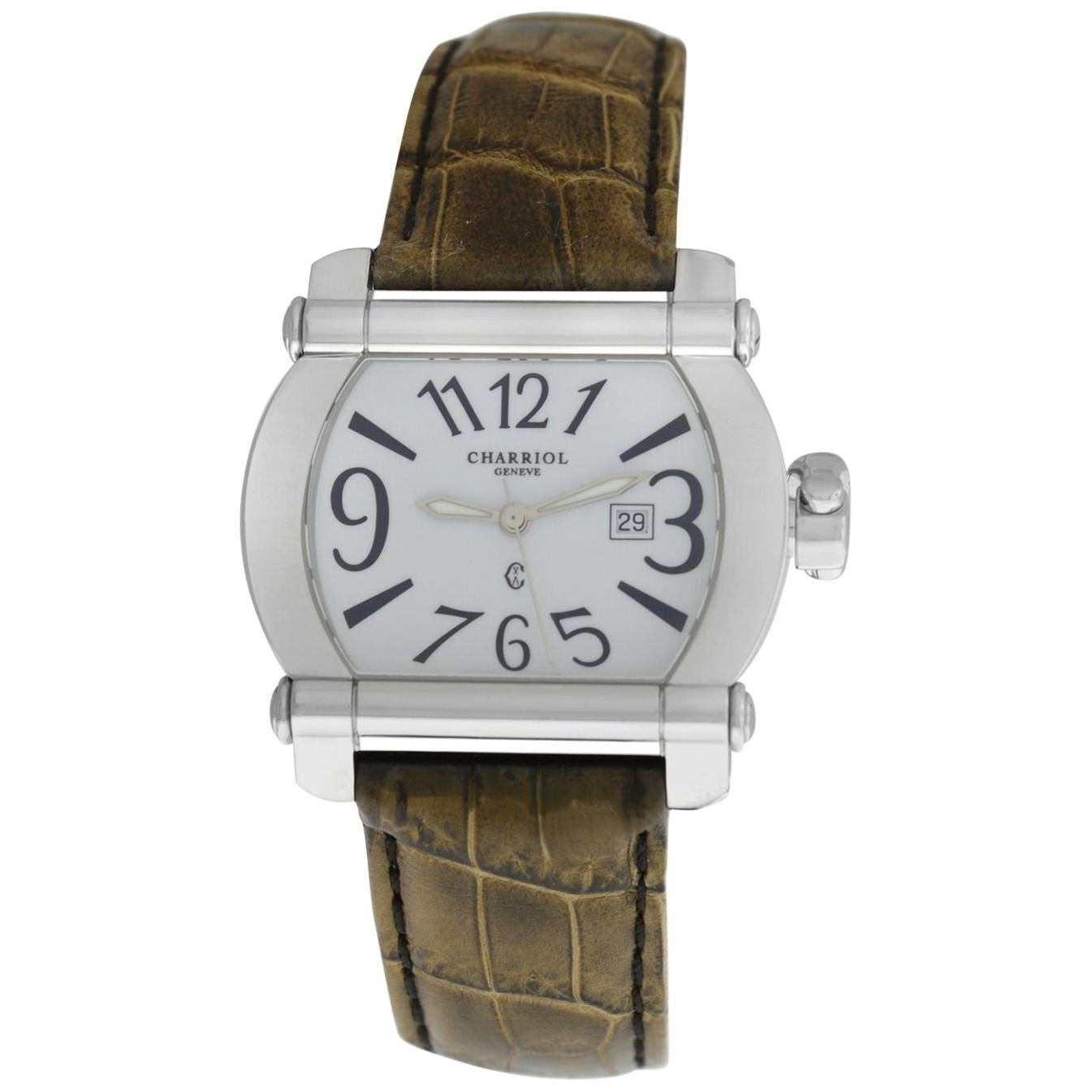 Ladies Charriol Actor CCHTL Stainless Steel Quartz Date Watch For Sale