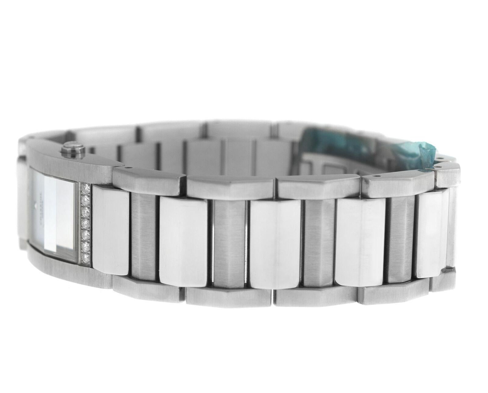 Women's Ladies' Charriol Megeve MGVSD MOP Stainless Steel Diamond Quartz Watch For Sale