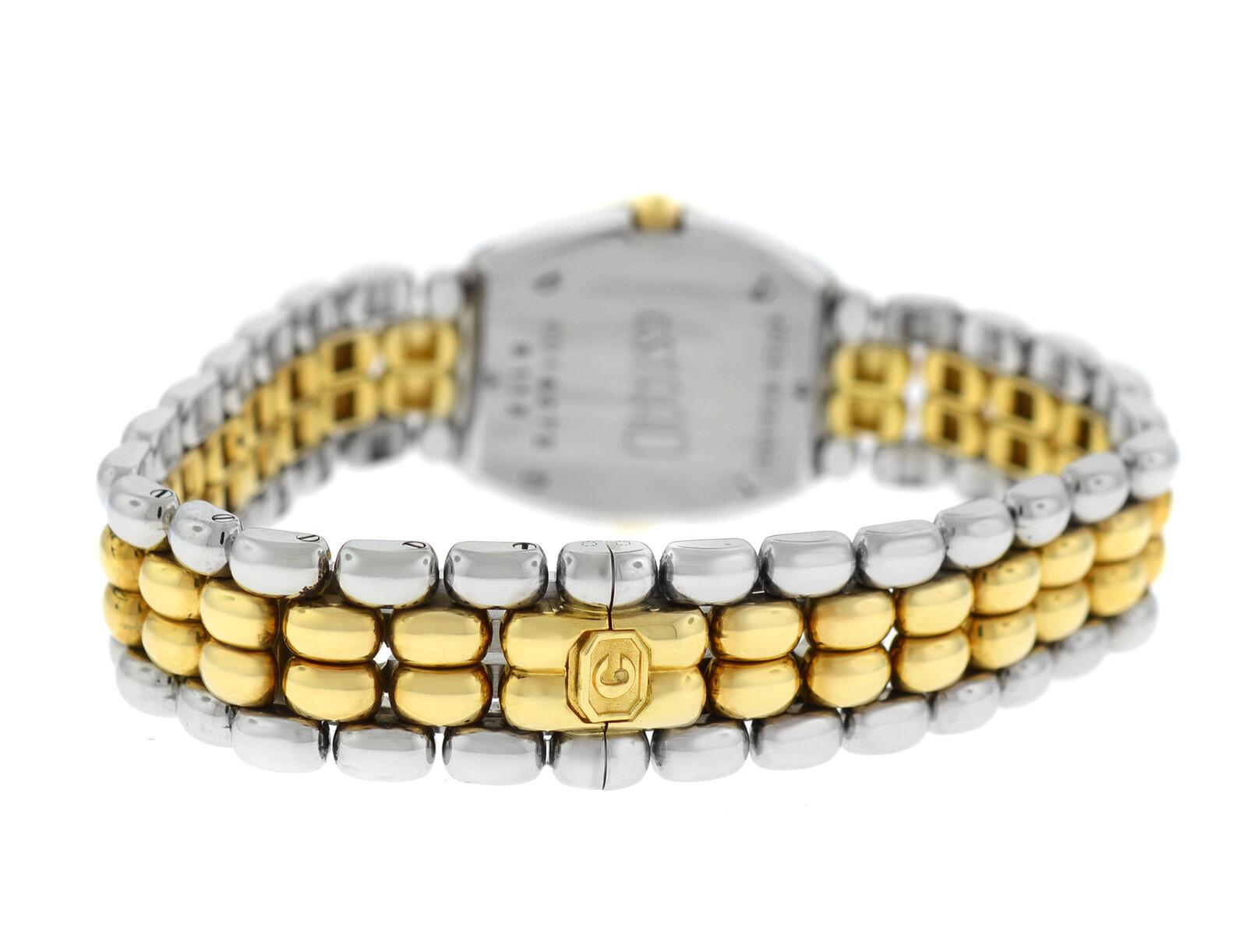 Women's Ladies Chopard Gstaad 8112 Quartz 18 Karat Yellow Gold Date Watch For Sale