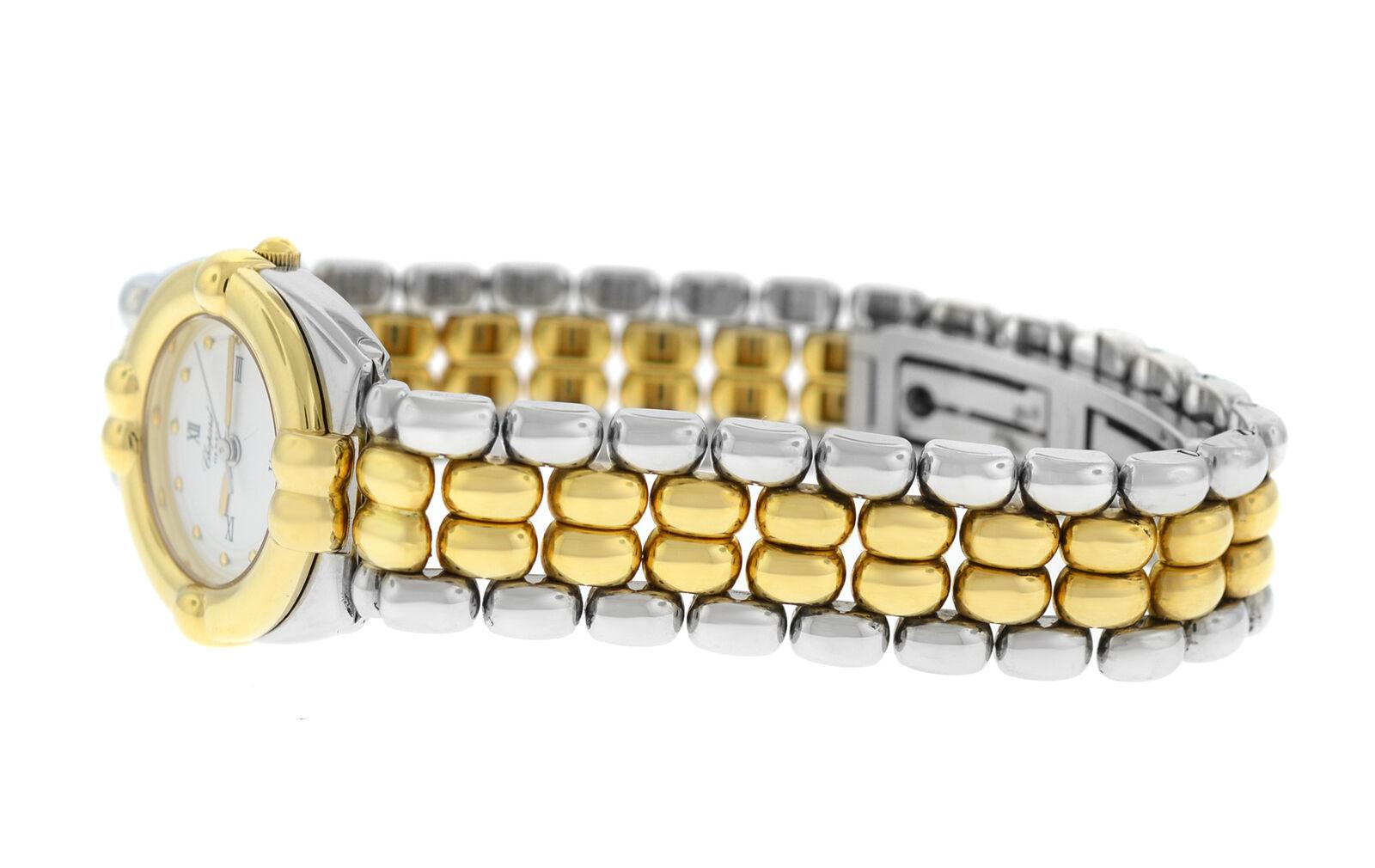 Ladies Chopard Gstaad 8112 Quartz 18 Karat Yellow Gold Date Watch For Sale 1