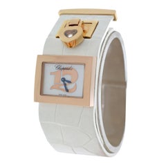 Ladies Chopard Happy Diamonds 18K Rose Gold MOP Quartz Watch