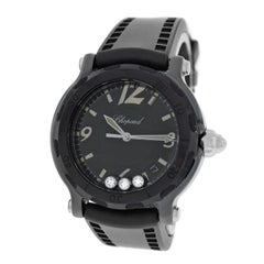 Ladies Chopard Happy Sport 28/8507 Ceramic Limited Edition Diamond Quartz Watch