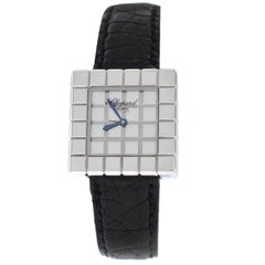 Ladies Chopard Ice Cube by De Grisogono Quartz 18 Karat White Gold Watch