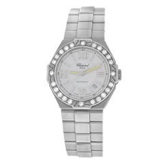 Ladies Chopard St. Moritz Diamonds Steel Date Automatic Watch