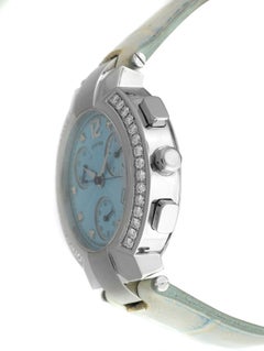 Ladies Concord La Scala 14.CS.1891.S Steel Diamond Chrono Quartz Watch