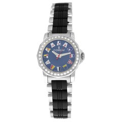 Ladies Corum Admirals Cup 039.440.47 Diamond Mother of Pearl Steel Quartz Watch